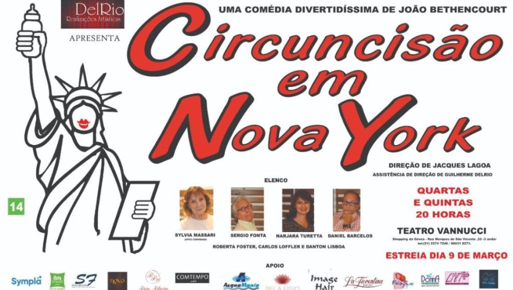 Narjara Turetta dá um show de interpretação na estreia de “Circuncisão em New York”