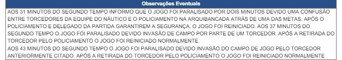 Confusão na arquibancada dos Aflitos começou após jogador ser confundido como torcedor do Sport